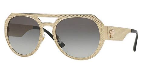 versace sunglasses ve2175|Versace Women's VE2175 Gold Metal Frame Sunglasses 60mm .